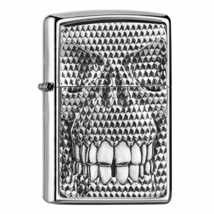 Zippo Carbon Skull