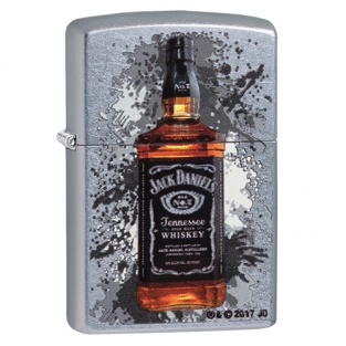 Zippo Jack Daniels Bottle Street Chrome