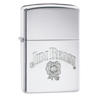 Zippo Jim Beam logo highpolish