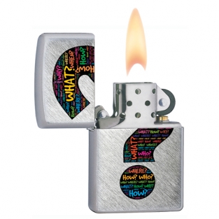 Zippo Question Mark met vragen