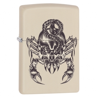 Zippo scorpion skull