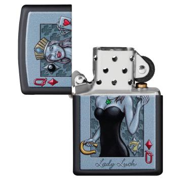 Zippo Lady Luck open