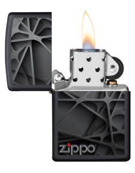 Zippo Black Abstract Design 2