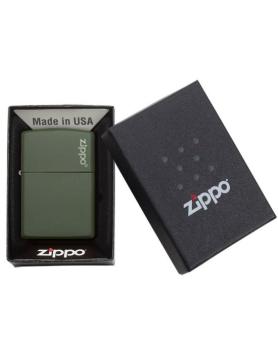 Zippo Green Matte with Logo