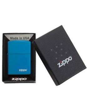 Zippo Saphhire with logo verpakking