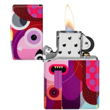 Zippo aansteker Abstract People Design 3