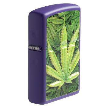 Zippo Cannabis zijaanzicht