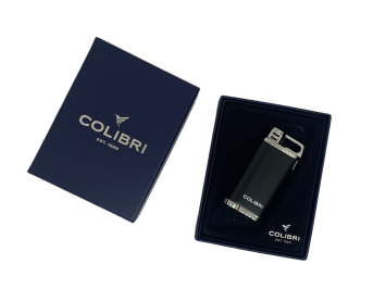 Colibri aansteker Single Jetflame Belmont Metallic Black Chrome 6