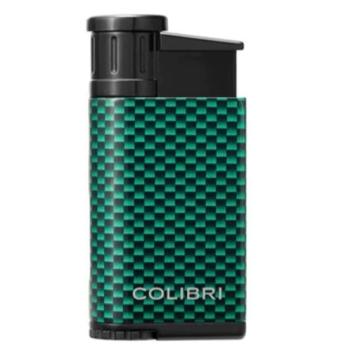 Colibri Aansteker Evo Carbon Fiber Single Jet Flame Green Bestellen