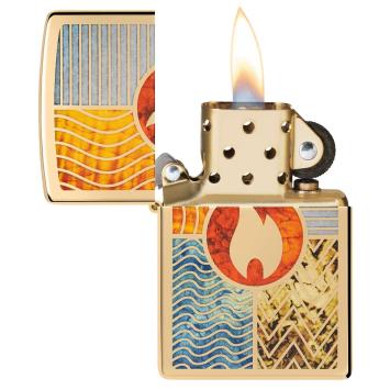 Zippo aansteker Elements Of Earth Design