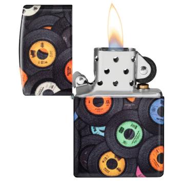 Zippo aansteker Records Design 3