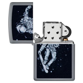 Zippo Skateboarding Astronaut Design