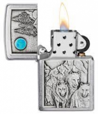 Zippo aansteker Wolf pack Emblem