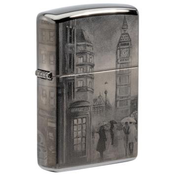 Zippo Big Ben schuinaanzicht