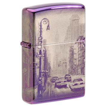 Zippo aansteker Cityscape zijkant