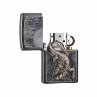 Zippo Crocodile emblem open