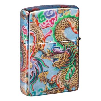 Zippo Dragon Design achterzijde