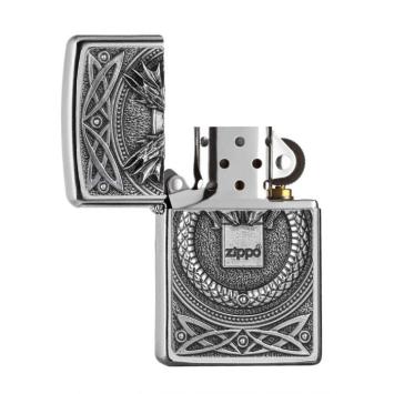 Zippo Dragons with Zippo open