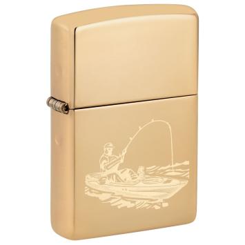 Zippo aansteker Fishing Design Vooraanzicht