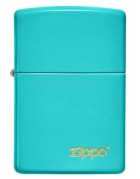 Zippo Flat Turquoise Zippo Lasered