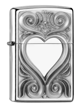 Zippo Heart Antique Emblem