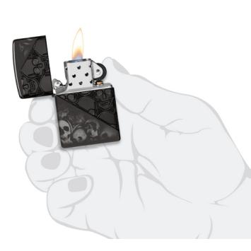 Zippo in hand