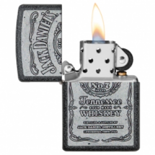 Zippo Jack Daniel\'s Iron Stone open