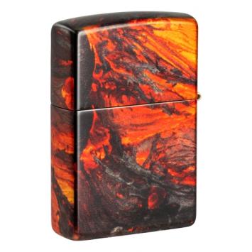 Zippo Lava Flow Design achterzijde