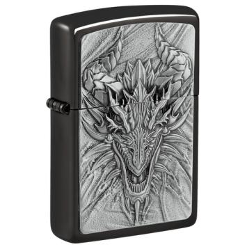 Zippo Metal Dragon zijaanzicht