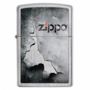 Zippo Peeled Metal