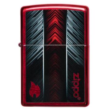 Zippo Red And Gray Zippo Design 1