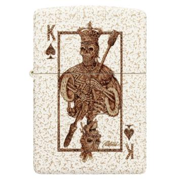 Zippo aansteker Rick Rietveld Ace Skull Desing