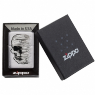 Zippo Skull Lined verpakking