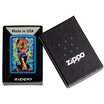 Zippo aansteker Tiger in doos