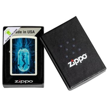 Zippo aansteker Tube Woman Design glow in the dark