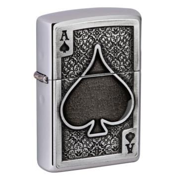 Zippo aansteker Ace Of Spades Emblem met 3D look