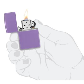 Zippo in hand