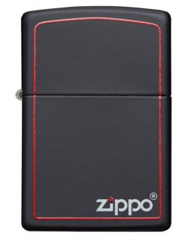 Zippo Black Matte Zippo Border