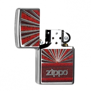 Zippo Chrome Rays