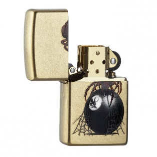 Zippo Eight Ball With Spider