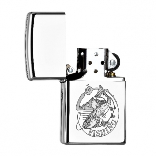 Zippo Fishing inclusief graveren