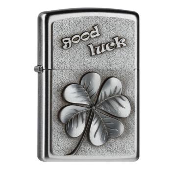 Zippo aansteker Good Luck Clover