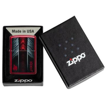 Zippo Red And Gray Zippo Design 3