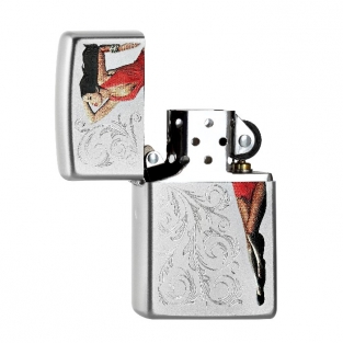 Zippo Pin Up With Engrave