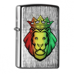 Zippo Rasta Lion Head