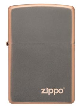 Zippo Rustic Bronze With Zippo Logo
