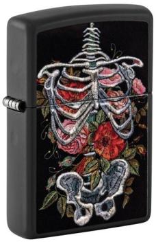 Zippo Skelett Embroidery