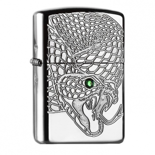 Zippo Snake With Tongue And Crystal