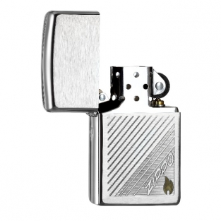 Zippo aansteker Stripe open