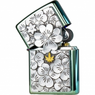 Zippo aansteker Trick Clover/Leaf binnekant